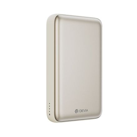 Devia powerbank Ultra12 Magnetic Wireless 10.000 mAh PD 22.5W - Gold