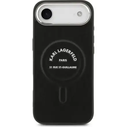 Karl Lagerfeld PU RSG Logo MagSafe kryt iPhone Air černý