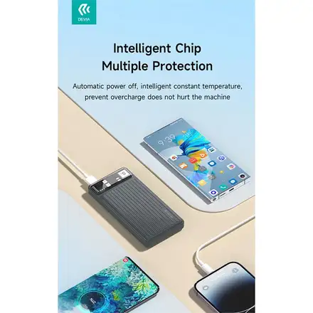 Devia powerbank Smart Series 10000 mAh 12W-Deep Gray