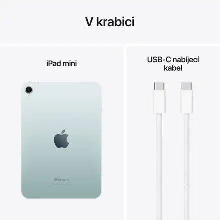 iPad mini Wi-Fi 128GB Modrý (2024)