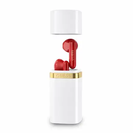 Guess Lipstick Shape TWS Bezdrátová Sluchátka bílá
