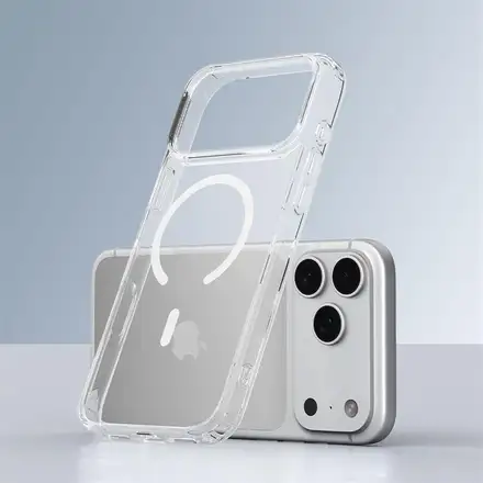 Devia kryt Crystal Shockproof Magnertic Case pro iPhone 18 Pro-Clear