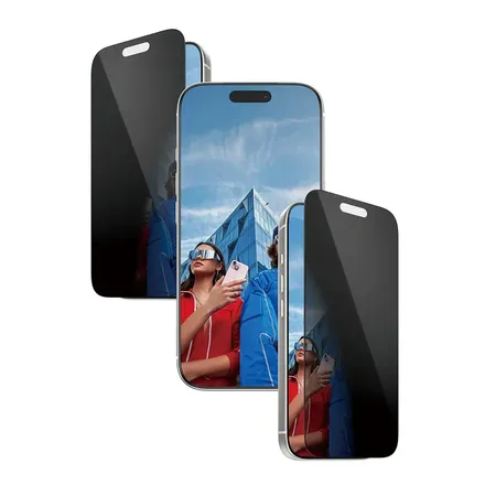PanzerGlass ochranné sklo UWF 2-Way Privacy pro iPhone 17 Pro-Black Frame