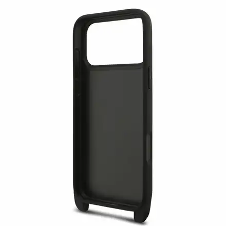 Karl Lagerfeld Saffiano Crossbody Popruh Karl and Choupette kryt iPhone 18 Pro černá