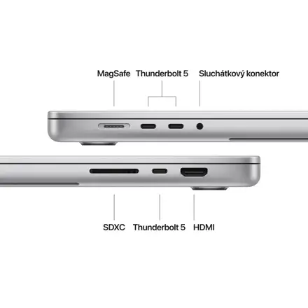 MacBook Pro 16" Apple M4 Max 16core CPU 40core GPU 48GB 1TB Stříbrný CZ