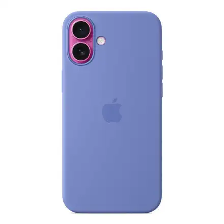 iPhone 16 Plus Silicone Case with MagSafe - Barvínkově fialová