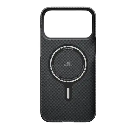 Pitaka kryt Ultra-Slim Case pro iPhone 17 Pro Max - Black/Grey
