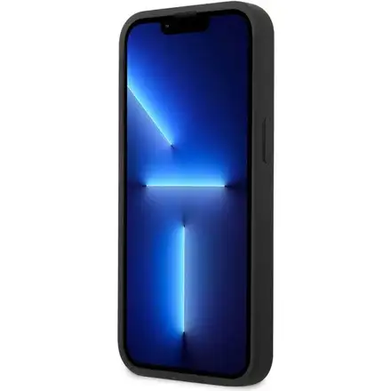 Guess PU 4G Metal Logo kryt iPhone 14 hnědý