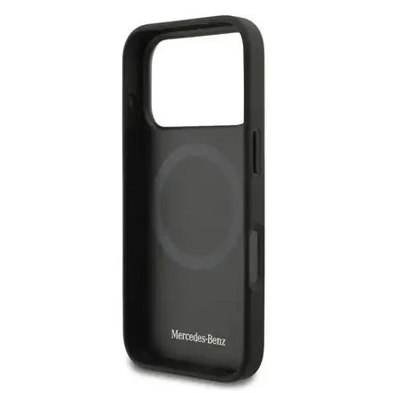 Mercedes Leather The Move MagSafe Zadní Kryt pro iPhone 17 Pro černý