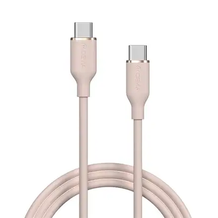 Devia kabel USB-C do USB-C Jelly Series Silicone Cable 1.2m - Pink