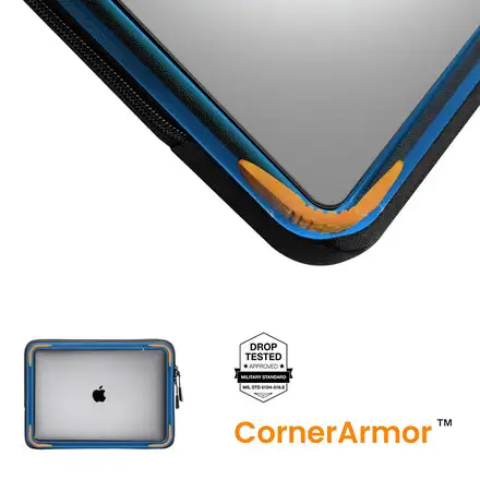 Tomtoc pouzdro Recycled Sleeve with Pouch pro Macbook Pro 14" M1/M2/M3-Black