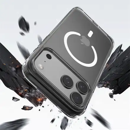 Devia kryt Pure Clear Shockproof Magnertic Case pro iPhone 17-Clear