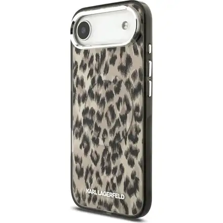 Karl Lagerfeld IML Leopard MagSafe kryt iPhone Air hnědý