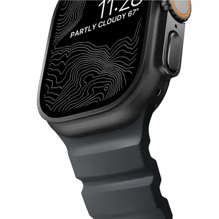 Nomad řemínek Rocky Point Band pro Apple Watch 46/49mm - Storm/Black