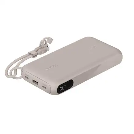 Belkin Boost Charge Powerbank 20K with Display-Sand