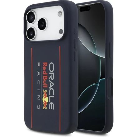 Red Bull Silicone Vertical Logo MagSafe Zadní Kryt pro iPhone 17 Pro Max modrý