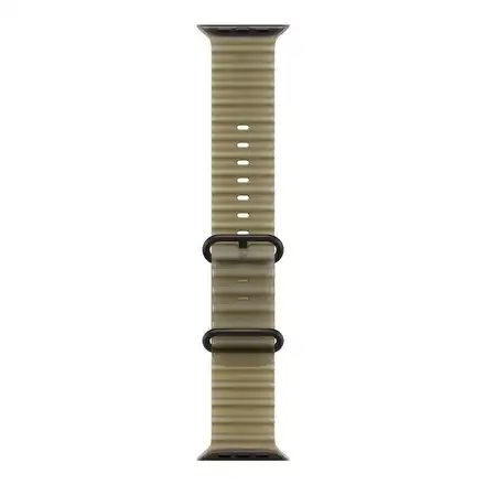Apple Watch 49mm Translucent Kelp Ocean Band-Black Titanium Finish