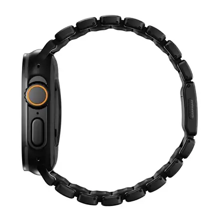 Nomad řemínek Stratos Band pro Apple Watch 49/46/45 mm - Black/Titanium Black