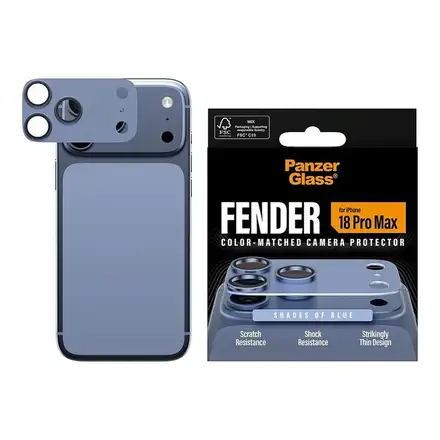 PanzerGlass Fender Camera Protection pro iPhone 18 Pro Max-Italian Blue