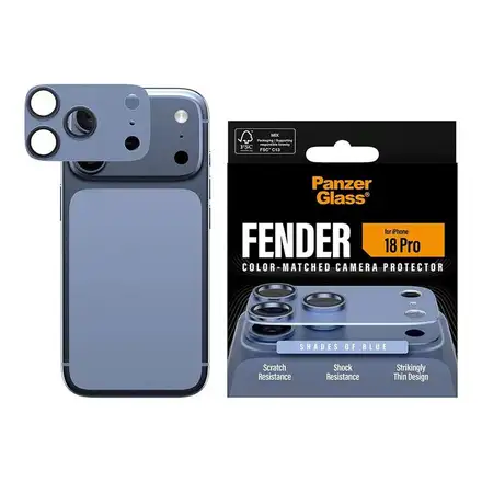 PanzerGlass Fender Camera Protection pro iPhone 18 Pro-Italian Blue