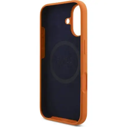 Red Bull Silicone Blue Ring MagSafe Zadní Kryt pro iPhone 17 oranžový