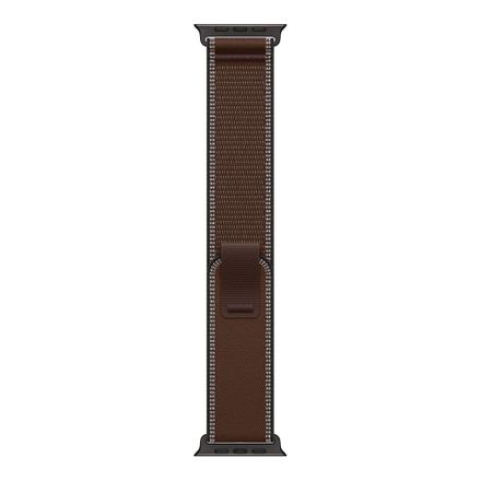 Apple Watch 49mm Dark Umber Trail Loop-M/L-Black Titanium Finish