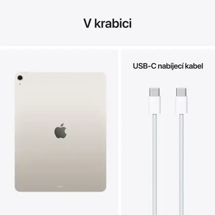 iPad Air 13" Wi-Fi 256GB Hvězdně bílý (2026)