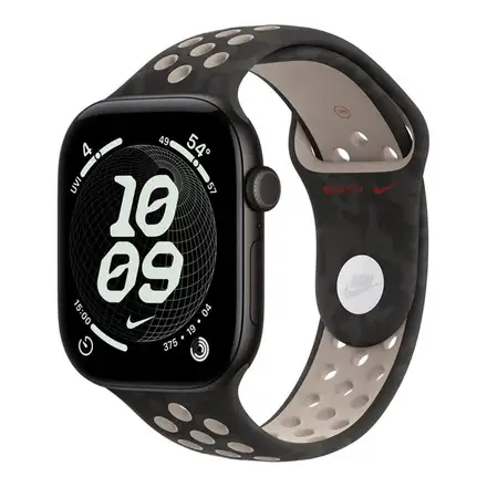 Apple Watch 46mm After Dark Black Nike Sport Band-S/M