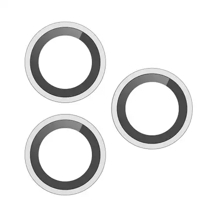 Devia Peak Series Lens Protector pro iPhone 16 Pro/16 Pro Max - Bright Silver