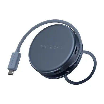 Satechi USB-C Hub OntheGo 5-in-1 Multiport Adapter - Indigo