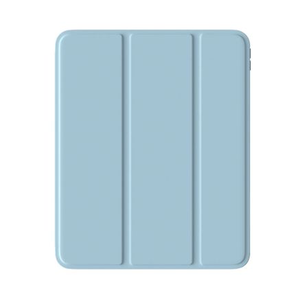 Devia pouzdro Leather Case with Pencil Slot pro iPad Pro 11" M4/M5 - Light Blue