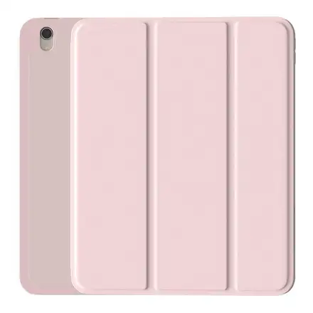 Devia pouzdro Leather Case with Pencil Slot pro iPad Pro 13" M4/M5 - Light Pink