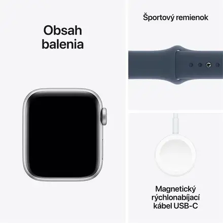 Apple Watch SE GPS 40mm Stříbrný hliník *Třída C*