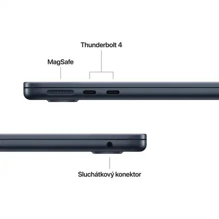 MacBook Air 13" Apple M5 10core CPU 10core GPU 24GB 1TB Temně inkoustový CZ
