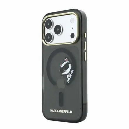 Karl Lagerfeld IML Choupette Peekaboo Magsafe kryt iPhone 18 Pro Max černá