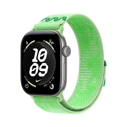 Apple Watch 42mm Green Spark Nike Sport Loop