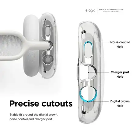 Elago kryt Hybrid Case pro AirPods Max - Clear