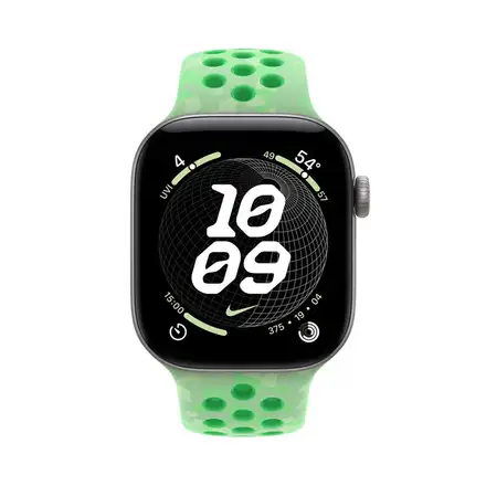 Apple Watch 42mm Green Spark Nike Sport Band-M/L