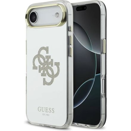 Guess PC/TPU Mirror 4G Glitter Logo MagSafe kryt iPhone Air zlatý