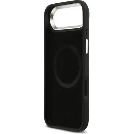 Lacoste Iconic Petit Pique Camera Stand MagSafe kryt iPhone Air černý