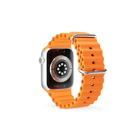 Epico Watch Strap Ocean Apple Watch SE (44mm)/Series 1-9 (42/44/45mm) 10-12 (46mm)/Ultra (49mm) - oranžová