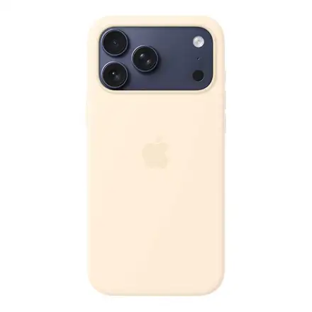 iPhone 17 Pro Max Silikonový kryt s MagSafe – Vanilkový