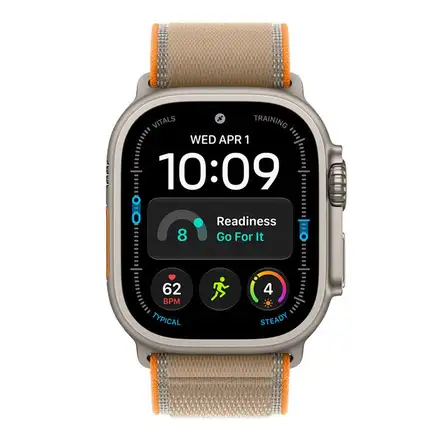 Apple Watch 49mm Sand Trail Loop-S/M-Natural Titanium Finish