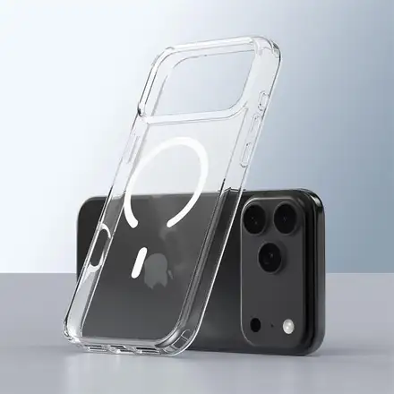 Devia kryt Pure Clear Shockproof Magnertic Case pro iPhone Air-Clear