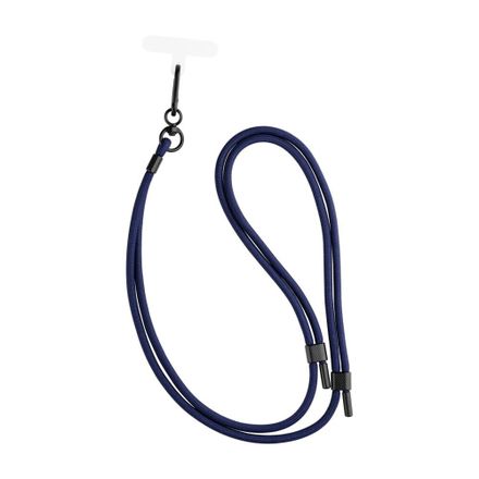 FIXED NeckUni univerzální šňůrka pro telefony se zadním krytem, modrá