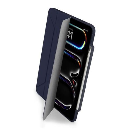 Pipetto pouzdro Origami No3 Pencil Case pro iPad Pro 13" (2024) - Dark Blue