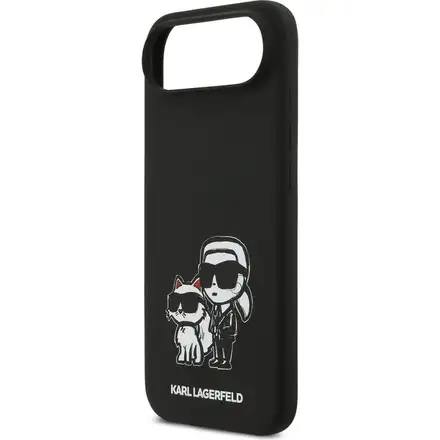 Karl Lagerfeld Liquid Silicone K&CH Sketch MagSafe kryt iPhone Air černý