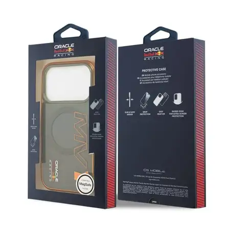 Red Bull PC Double Layer Vertical MV1 MagSafe Zadní Kryt pro iPhone 17 Pro šedá