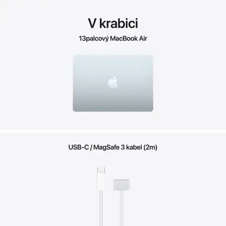 MacBook Air 13" Apple M5 10core CPU 10core GPU 16GB 1TB Blankytně modrý CZ