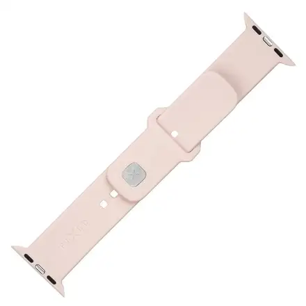 FIXED Silicone Sporty Strap pro Apple Watch 45/44/42 mm, růžový
